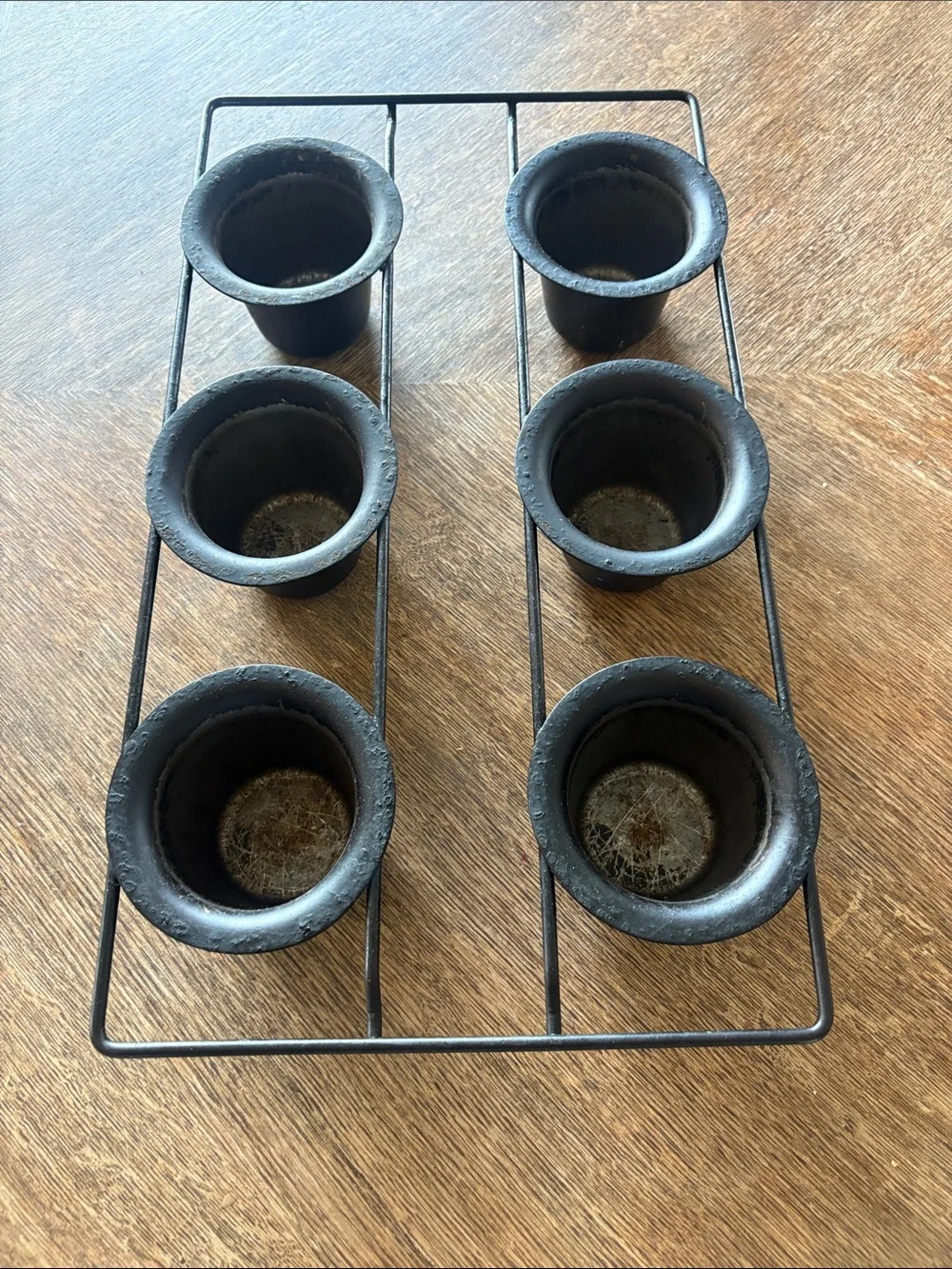 VTG steel wire-frame popover pan